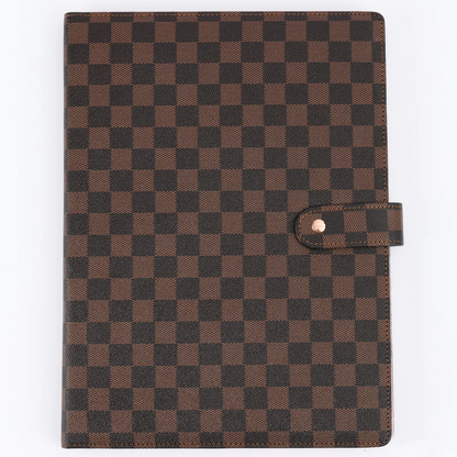 Checkered A4 Portfolio with Legal Notepad