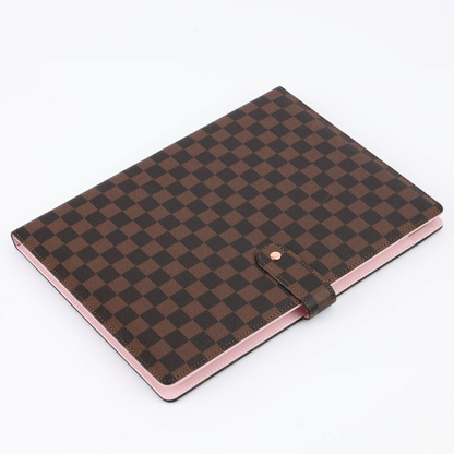 Checkered A4 Portfolio with Legal Notepad