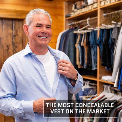 Discreet Executive Vest - Level IIIA – Military Grade NESLEMY™ for Paintball, Patrol & Tactical Training