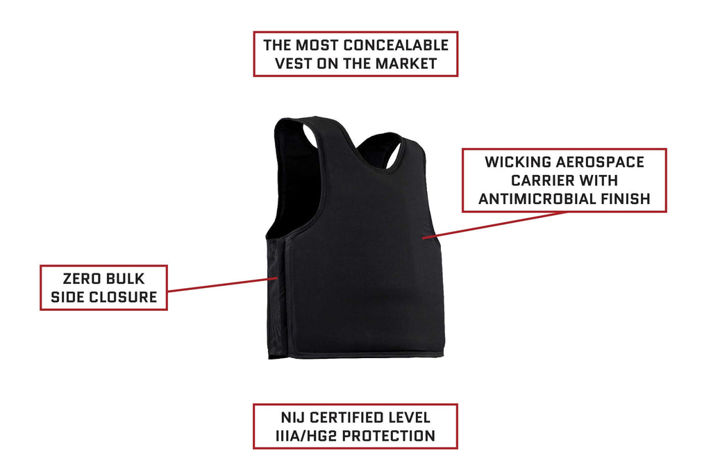 Discreet Executive Vest - Level IIIA – Military Grade NESLEMY™ for Paintball, Patrol & Tactical Training