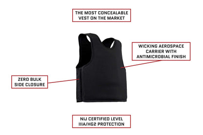 Discreet Executive Vest - Level IIIA – Military Grade NESLEMY™ for Paintball, Patrol & Tactical Training