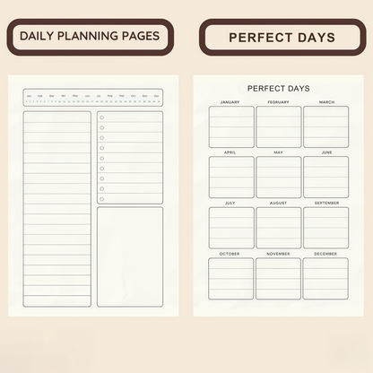 ✨2026 Daily Planner with Hourly Schedule-All-in-One Yearly Monthly & Weekly organizer✨