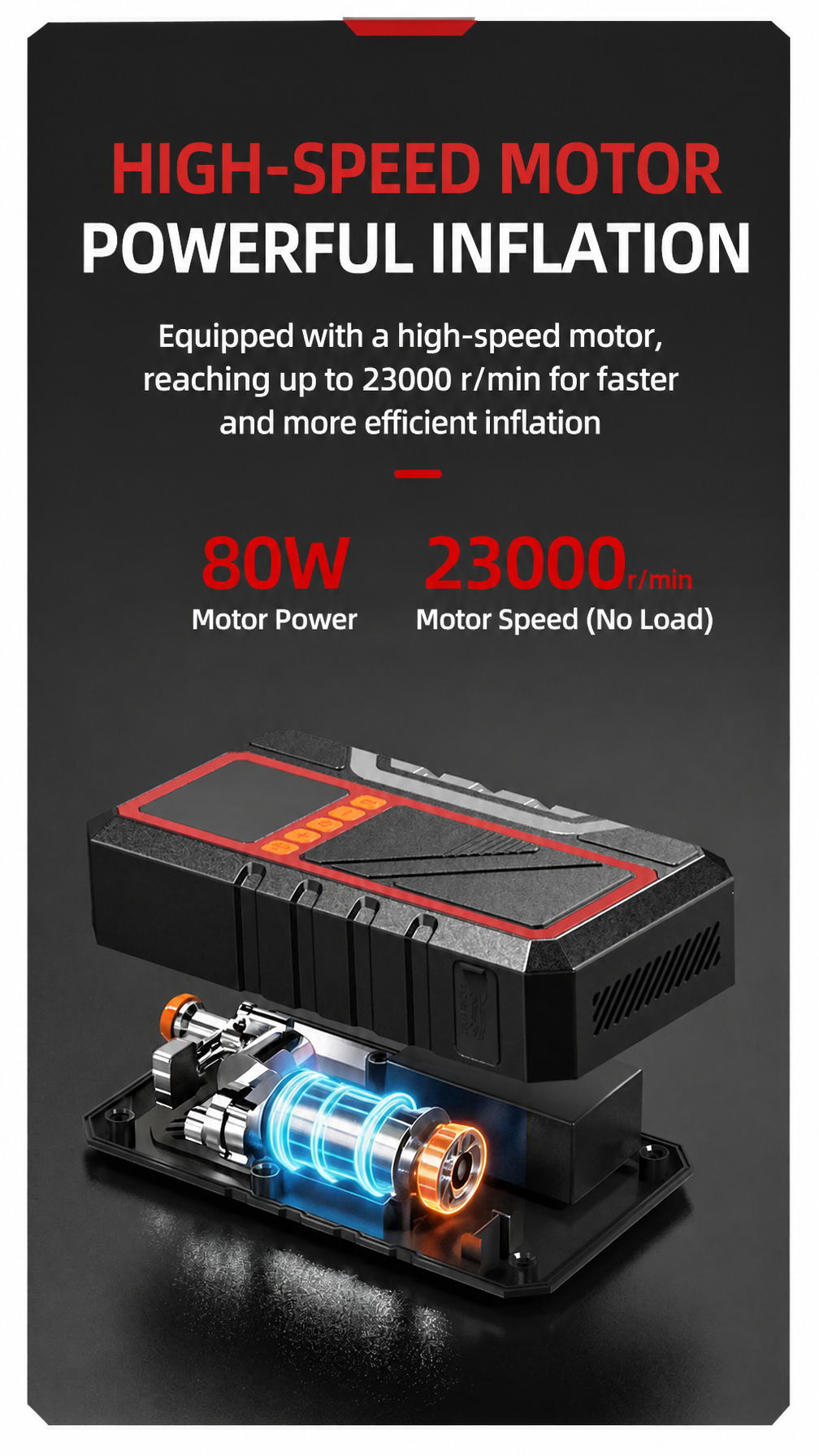 HOT SALE: 70%OFF! CANO™ CBJS-AP-2 Jump Starter & Air Pump & Emergency Power Supply & High-Power Flashlight 4-in-1